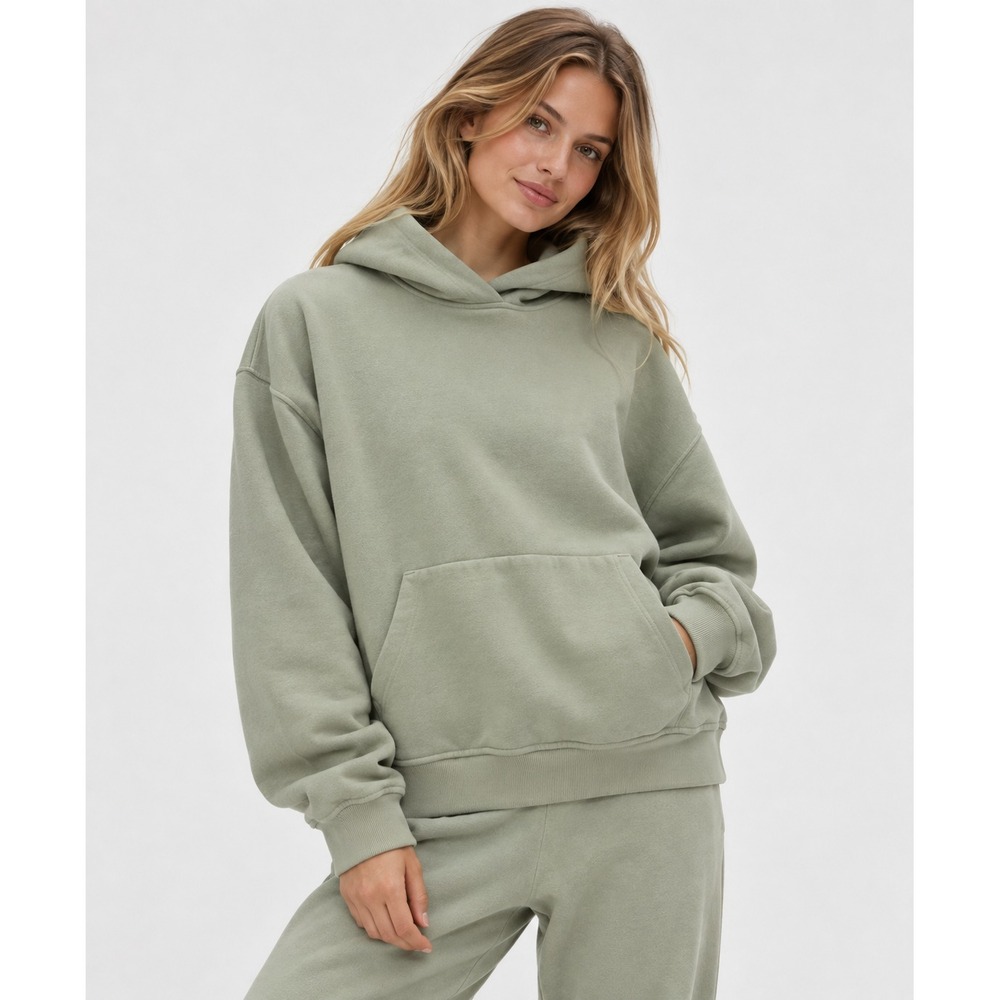 Lululemon Women's Steady State Oversized Hoodie Fog Green Size M